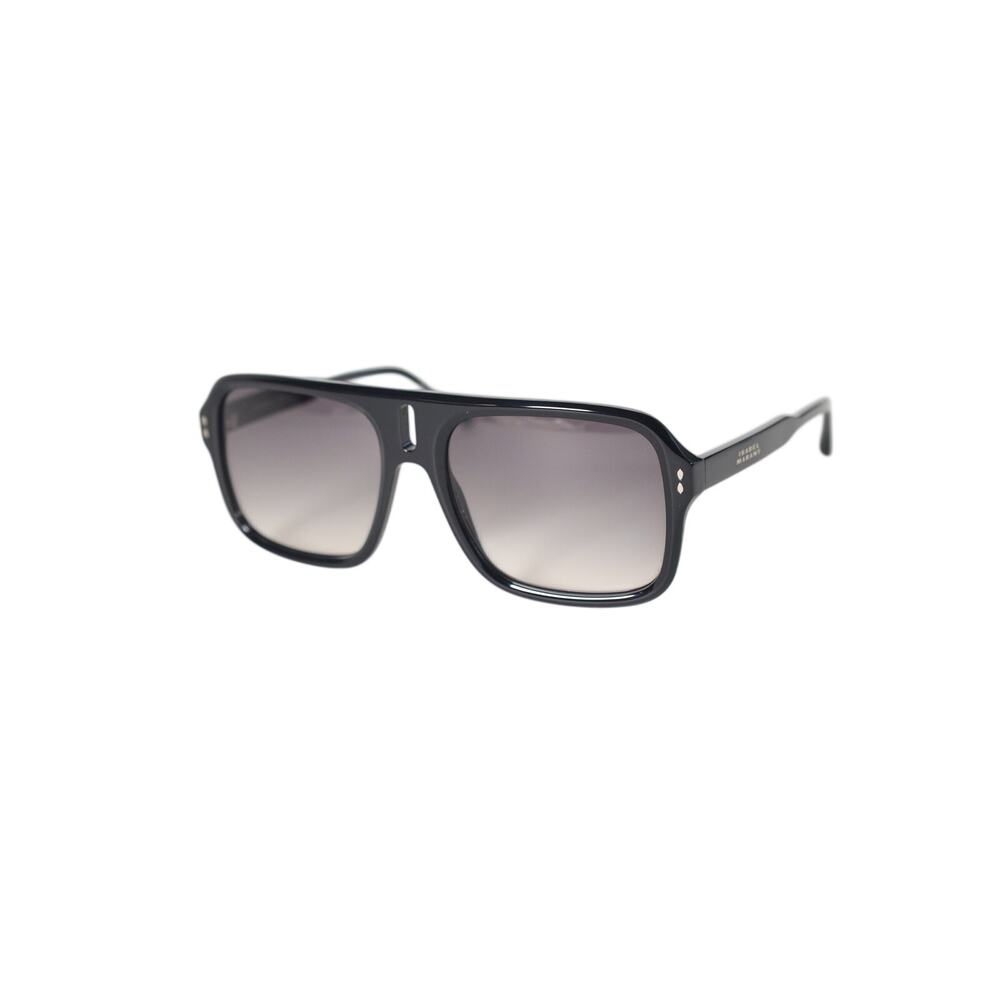 Isabel Marant Square Designer Sunglasses - Shiny Black / Grey Gradient - NWT - Picture 4 of 10